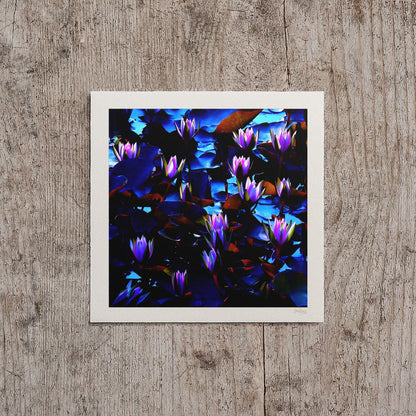Moody Water Lily Print