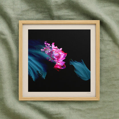 Pink Lotus Flower Print