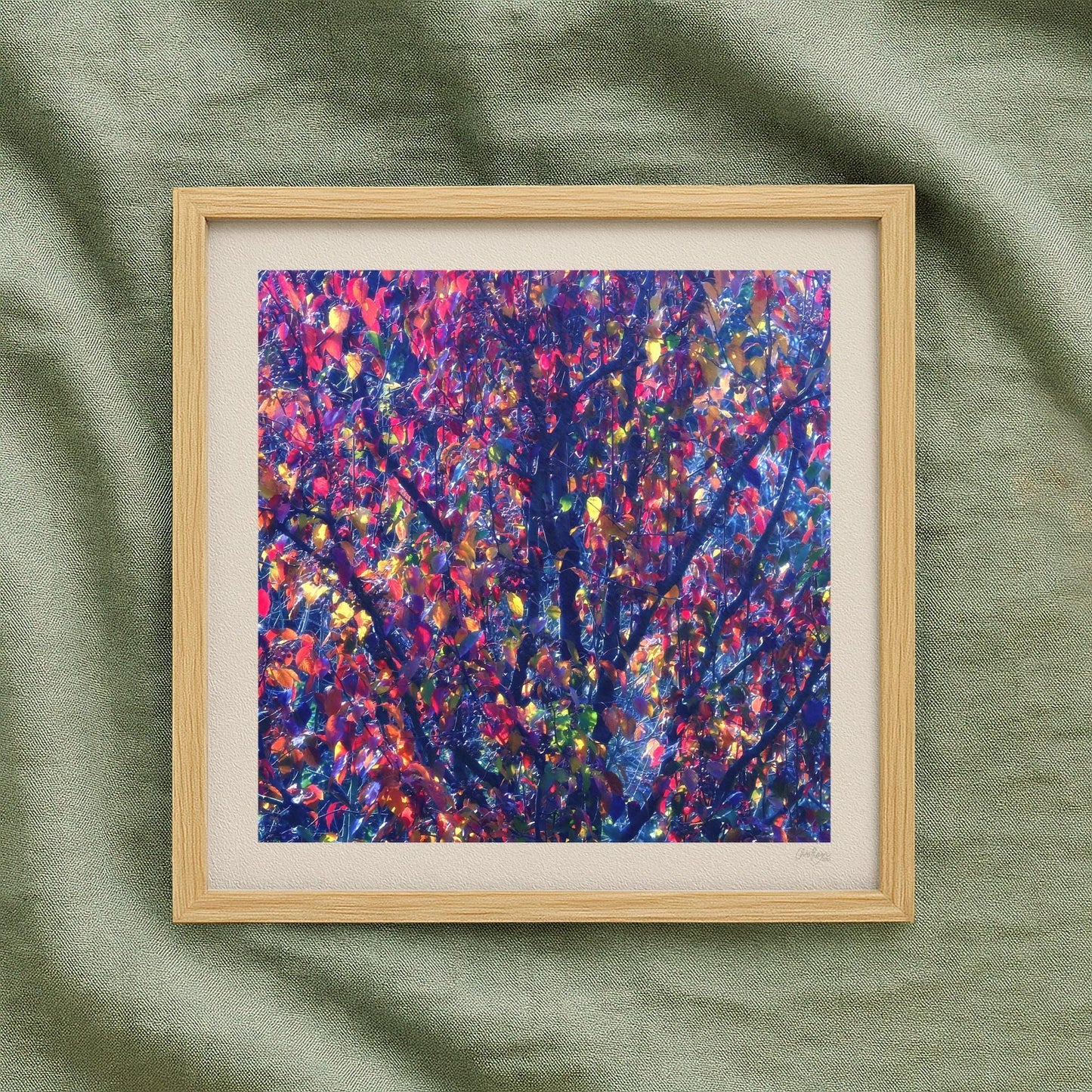 Rainbow Tree Print