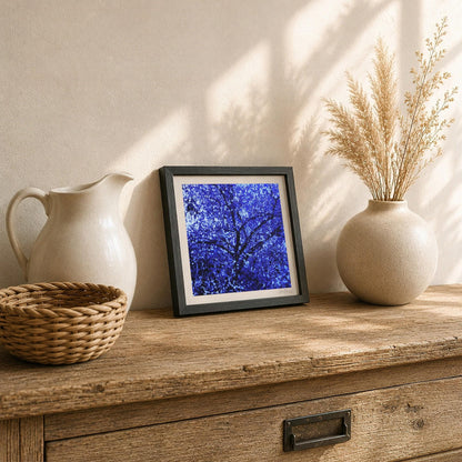 Starry Sky Dark Floral Print