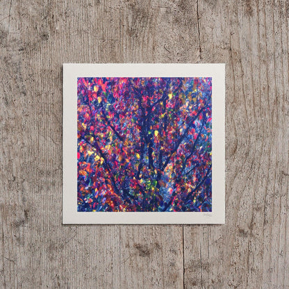 Rainbow Tree Print