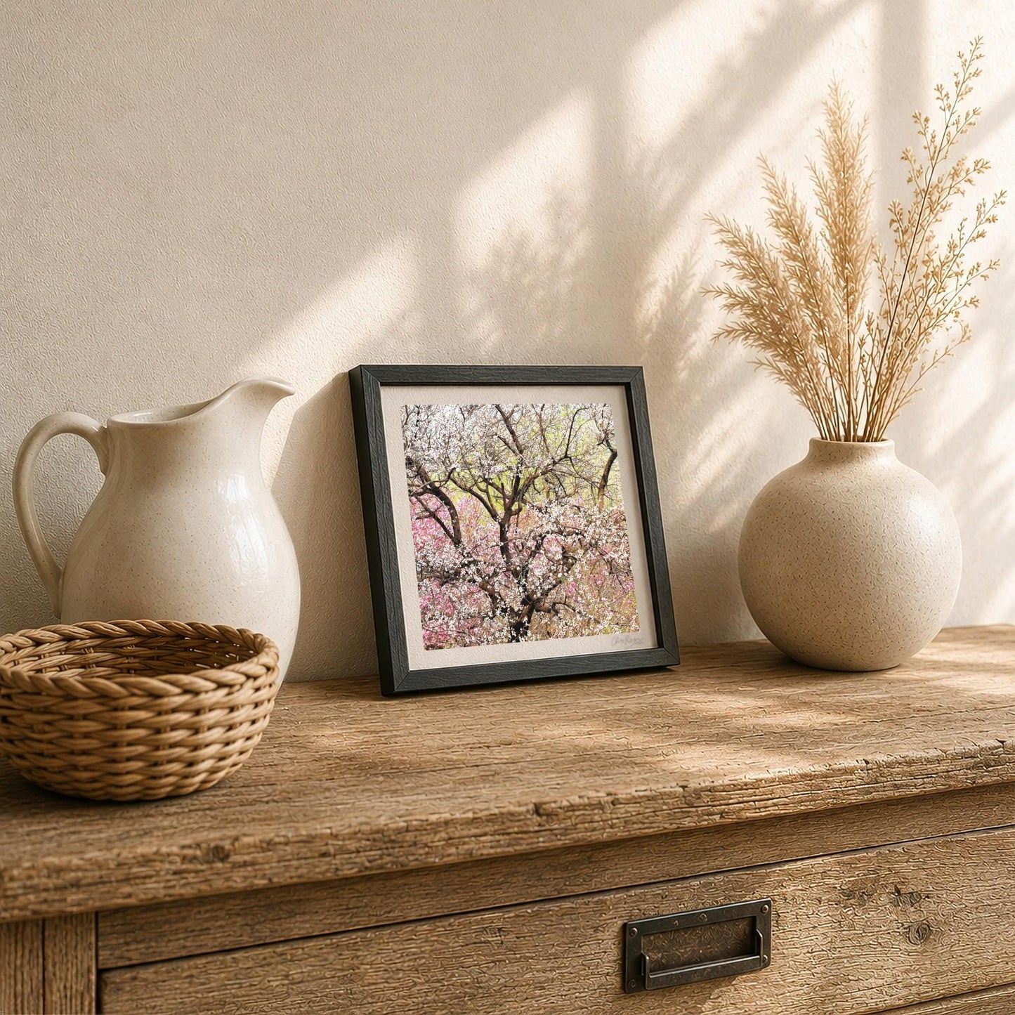 Pastel Peach Blossom Mini Print