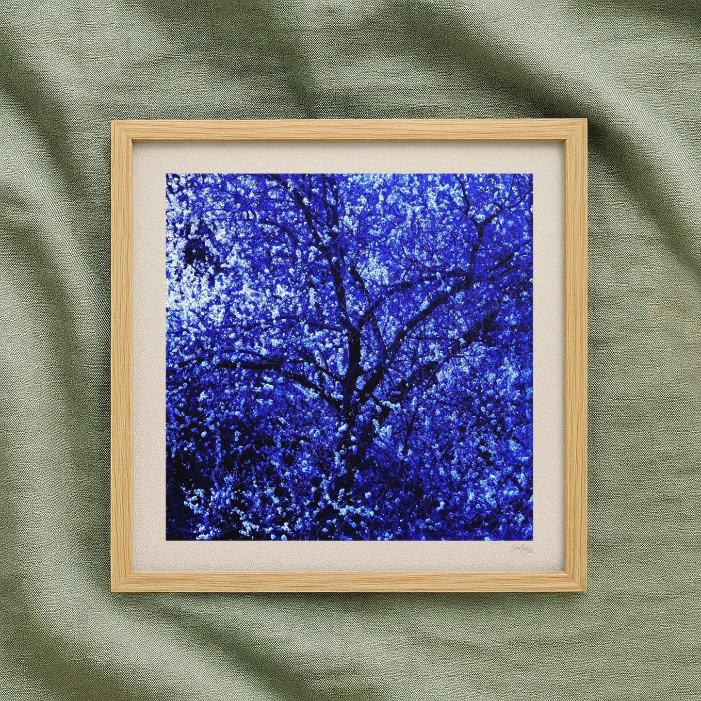 Starry Sky Dark Floral Print