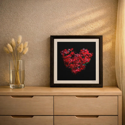 Romantic Maple Heart Print