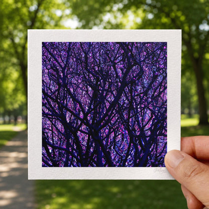 Moody Purple Tree Print