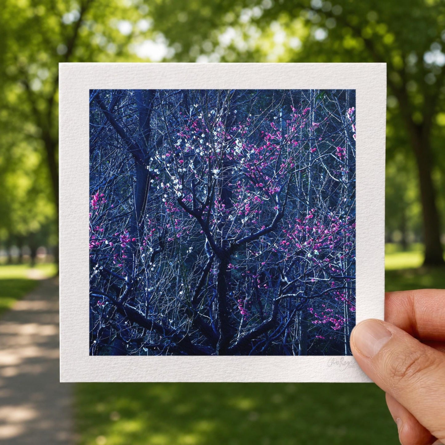 Gothic Spring Blossom Print